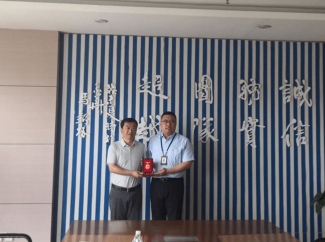城阳区总工会王主席一行来米兰(milan)体育调研指导