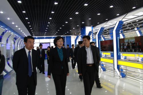 威海市委副书记、市长张惠（原青岛市委常委、副市长）和青岛市委常委、市委秘书长王鲁明视察指导工作